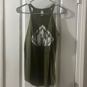 Not A Hugger Tank - Military Green Frost Color